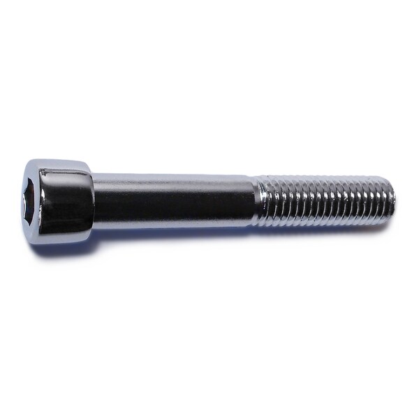 1/2"-13 Socket Head Cap Screw, Chrome Plated Steel, 3-1/4 in Length, 5 PK